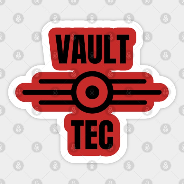 Vault Tec Large Sticker by Spatski